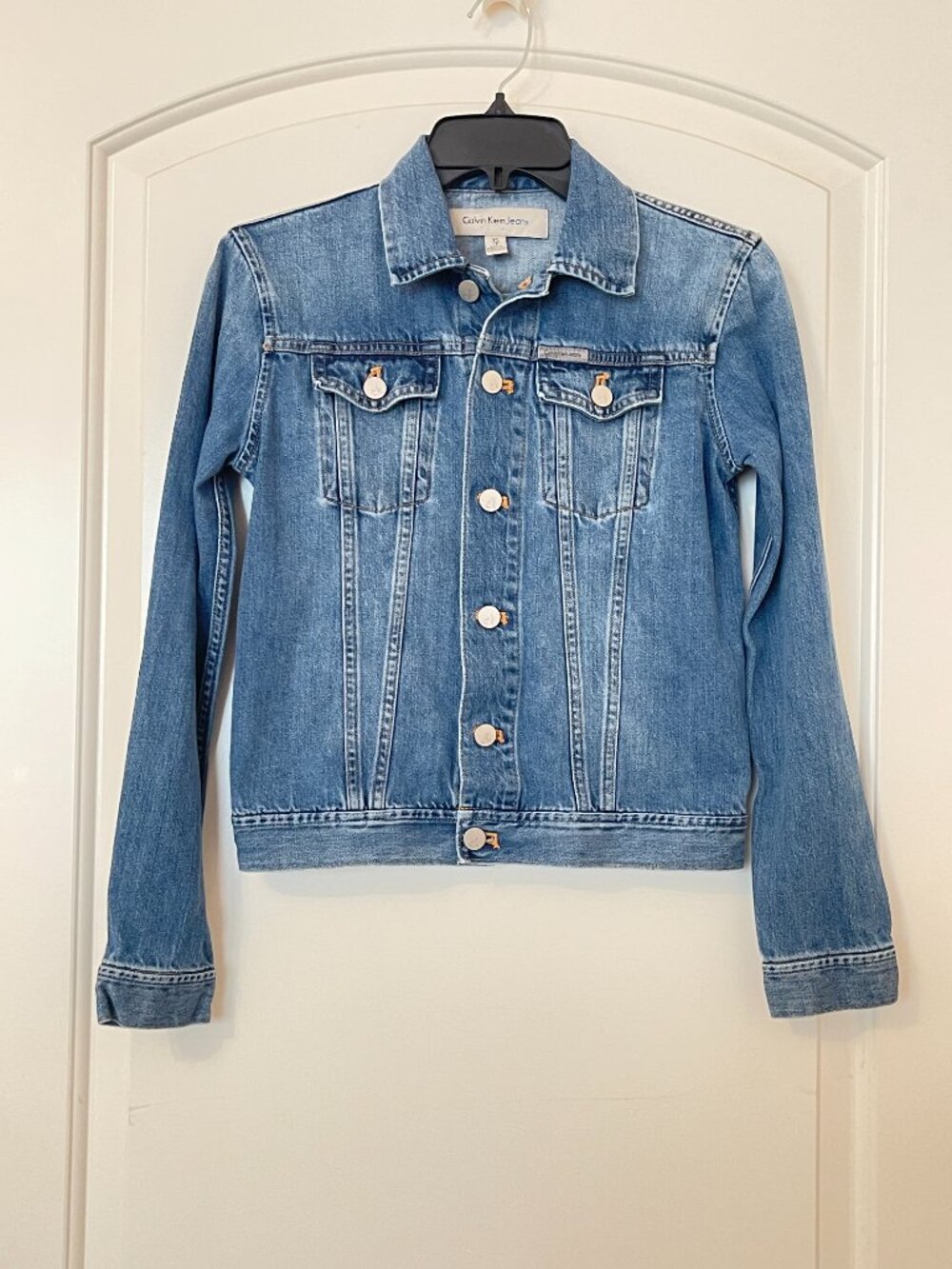 Calvin Klein Denim Jacket CK Jean Blue XS